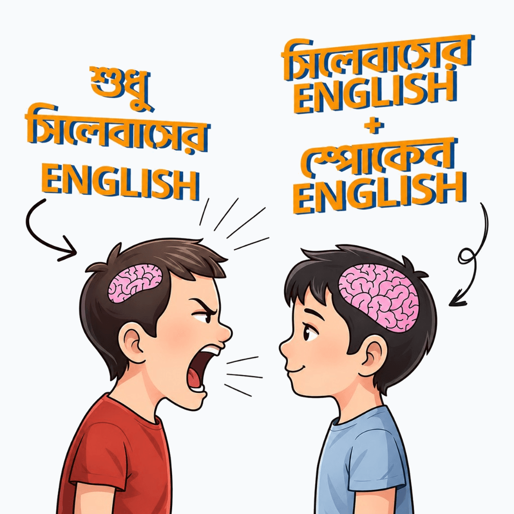 শুধু সিলেবাসের English বনাম সিলেবাস + Spoken English—পার্থক্য